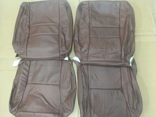 2007 - 2013 toyota tundra crew max leather seat upholstery covers katzkin new