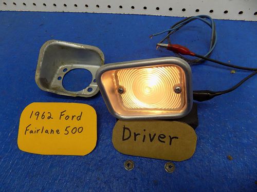 1962 ford fairlane oem driver turn signal park light assembly sae-pd-62 fd lh