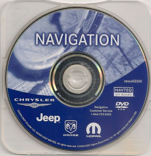 2004 2005 2006 2007 2008 chrysler pacifica navigation dvd map version ai update