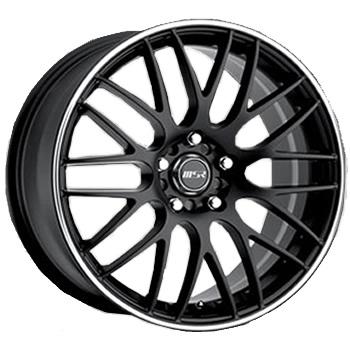 17x7 black msr 45 wheels 5x4.25 5x4.5 +42 ford windstar focus s focus titanium