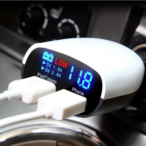 12v 220v car-charger double usb car charger inverter usb led automatic adapter