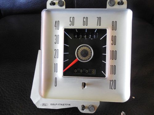 1972,73,74  lincoln mark iv speedometer,w/trip button,#d2lf-17a277 n,working.