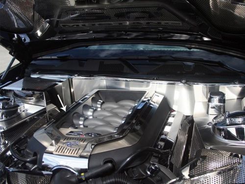 Mustang engine shroud covers illuminated 5.0 gt 9pc polished/brushed 2011-2014