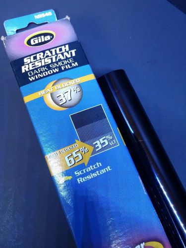 Gila scratch resistant window film tint 35% dark smoke
