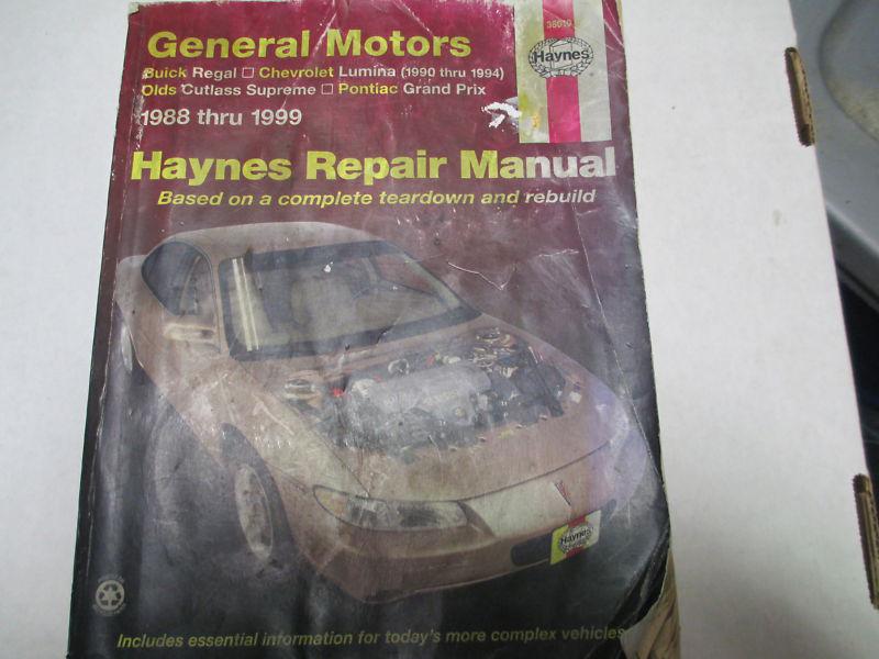 Haynes - general motors automotive repair manual 1988-1999 