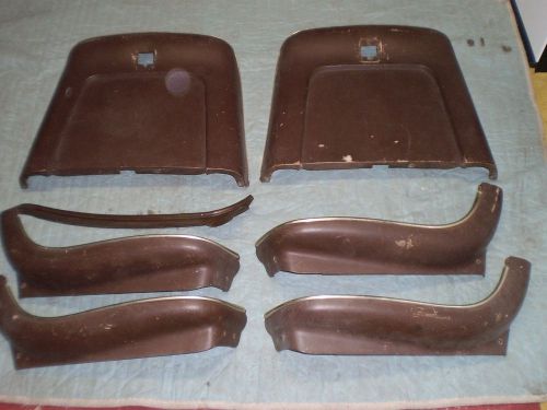 Bucket seat trim 69-72 gm a body cars buick gs chevy ss olds 442 pontiac gto