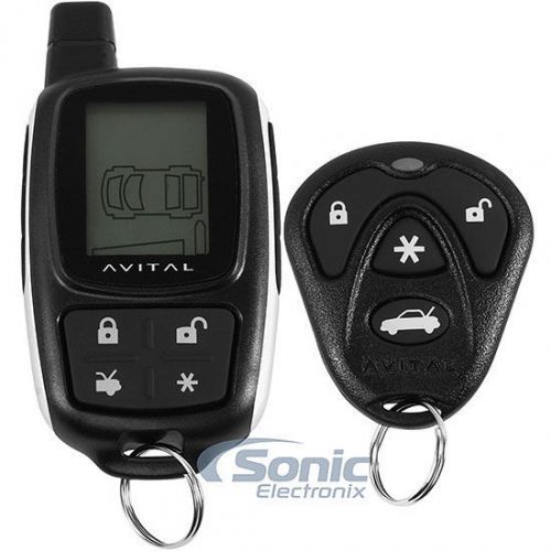 Avital 5305l 2-way remote start keyless entry car alarm vehicle security system