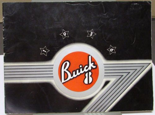 Original 1936 buick eight series 40 60 80 90 sales brochure catalog