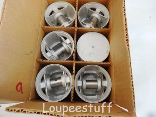 Nos (6) pistons p864 l928f 1955 hudson 1952-55 nash rambler std l501