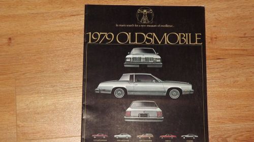 1979 oldsmobile cutlass supreme omega &amp; cruiser original sales brochure