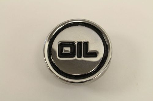 Chrome oil cap push in style used