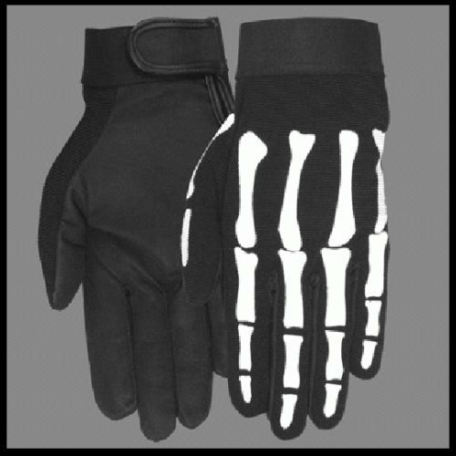 Skeleton bones mechanic glove (xxl)