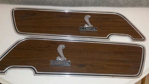 1969 shelby original  door woodgrain.