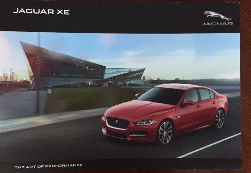 2016  -  2017  jaguar xe  diesel ~ gas and supercharged gas  90 page  brochure