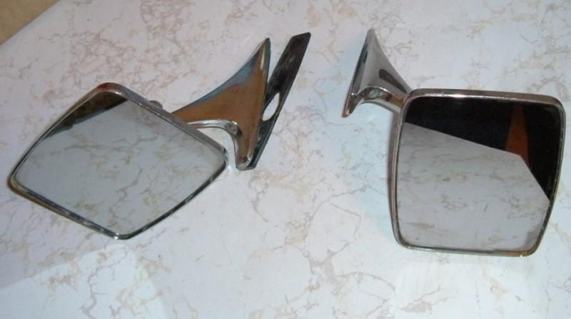 Vintage lh & rh outside rearview mirrors off 1965 ford galaxie 