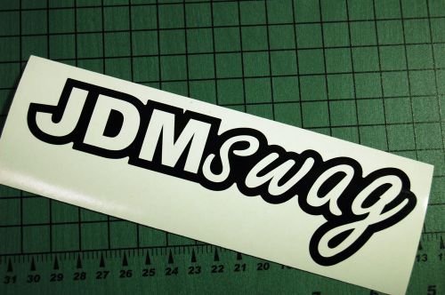 Jdm swag decal vinyl jdm euro drift lowered illest fatlace