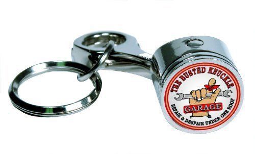 Motorhead products busted knuckle garage bkg-mh-1401 piston key chain with bkg