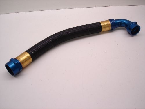 Nascar -24an i-core light weight braided upper radiator hose st x 90s x 22.5&#034;