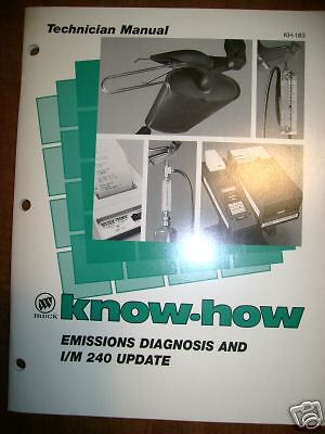 Buick emissions diagnosis i/m 240 update training book