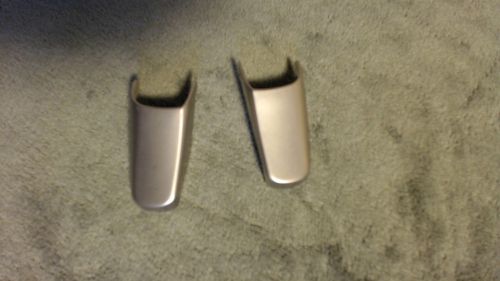 A set  2003-2011 lincoln towncar door pull strap caps screw covers silver