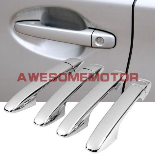 Chrome car door handle cover trims kit for 09-15 toyota prius venza sienna am