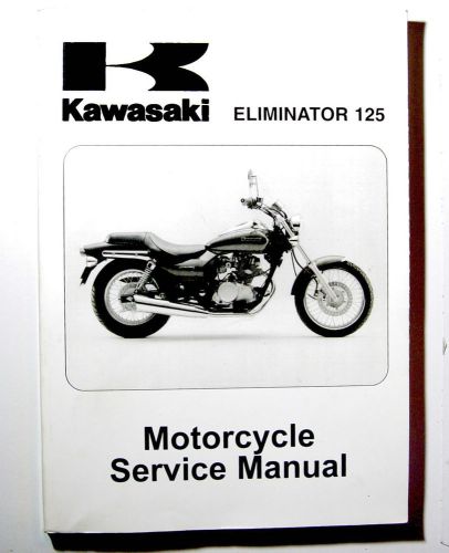 Official kawasaki service manual unused bn125 98-04 eliminator 125 99924-1332-01