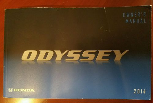 2014 honda odyssey exl owners manual set free shipping nr