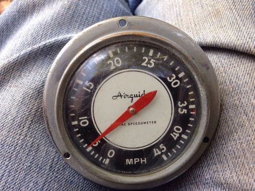 Vintage 1960&#039;s airguide boat/marine speedometer 45 mph