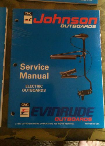 Johnson/evinrude electric outboard service manual p/n 500605
