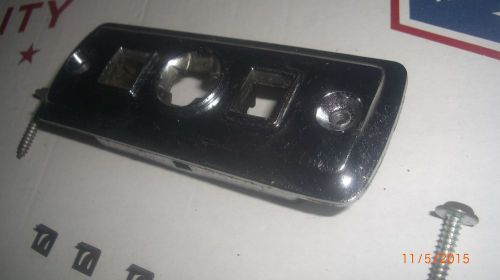 1967 - 1970 cadillac 6 way power seat chrome escutcheon bezel &amp; optional parts *