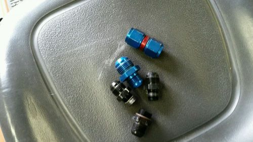 Lot of 5 -  10 an flare fittings,  5 fittings