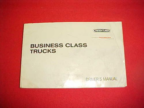 2000 freightliner m2 business class truck owners drivers manual service guide