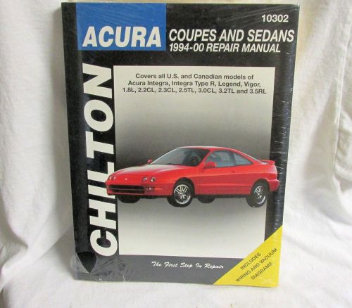 Chilton acura coupes and sedans 1994-2000 repair manual new