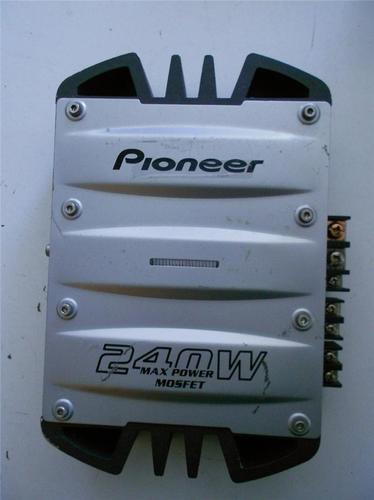 Pioneer 240w gm-x372 bridegeable 2-ch power amplifier