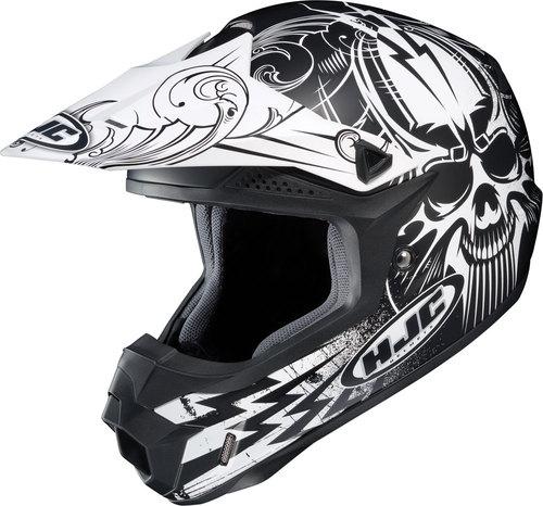 Hjc cl-x6 ryot flat black/white motocross helmet size 3x-large