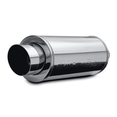 Magnaflow muffler with tip 2.25" inlet/4.50" outlet stainless steel polished ea