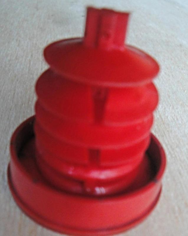 Red power steering reservoir cap -plastic honda,civic,del sol,acura,accord,eg ek
