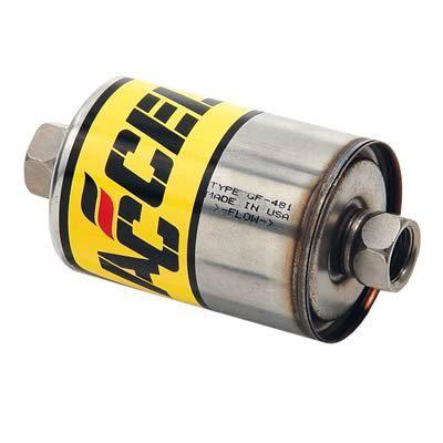 Accel dfi high pressure fuel filter 16mm x 1.5 inlet-16mm x 1.5 outlet 74720