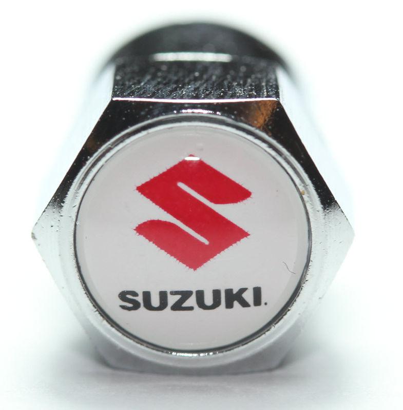 4x suzuki white tire valve caps swift vitara alto every jinny apv free shipping