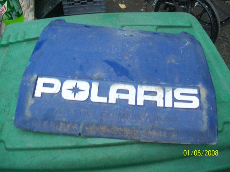 Polaris edge chassis blue snow flap