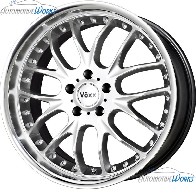 20x8.5 voxx maglia 5x112  +35mm hyper silver wheels rims inch 20"