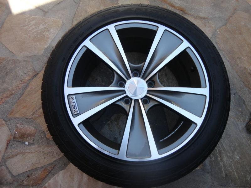 Ws wheels for american car 5 x  4.5  245-45-18 new f1 goodyear tires set (4)