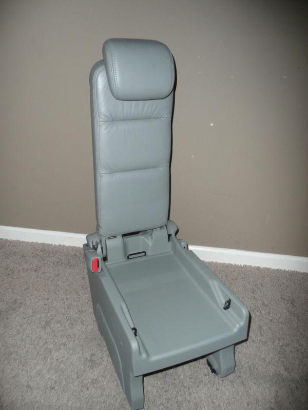 Honda odyssey 2006 05 06 07 08 09 10 plus one seat console gray olive leather