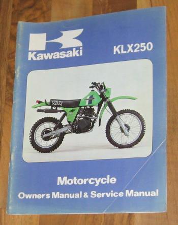 Kawasaki klx250-a2_klx 250 shop service manual_oem_part#99920-1075-01
