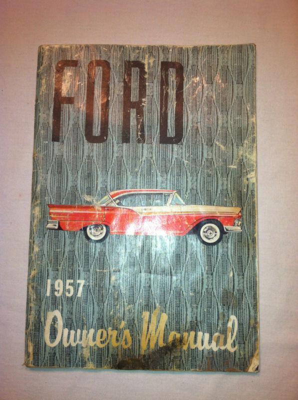 1957 ford owners manual 