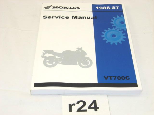 New service manual 86-87 vt700c shadow oem honda shop repair book   #r24