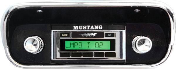Usa-230 stereo radio for a '67-73 ford mustang autosound new warranty aux