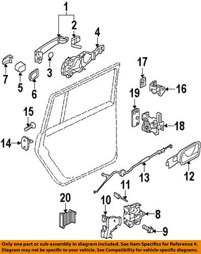 Volkswagen oem 1k58372099b9 front door-handle, outside packing