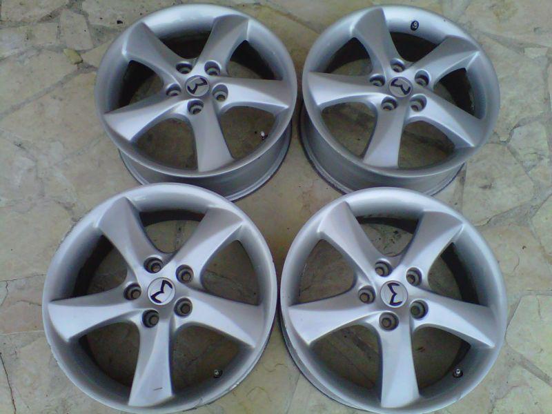 Mazda 6 oem 17" set of 4 factory alloy wheels rims 