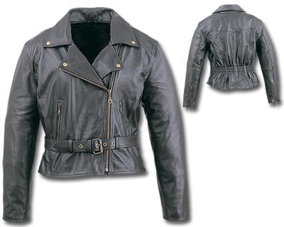 Bn ladies womans dark brown leathers motorcycle biker jacket ykk zippers size xl